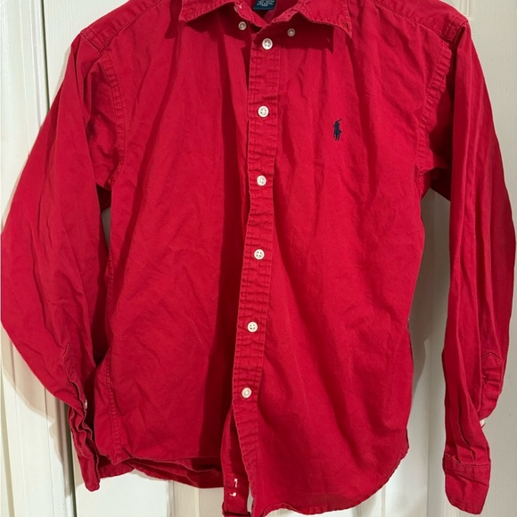 Polo Ralph Lauren Red Button-Up Shirt - Picture 1 of 7